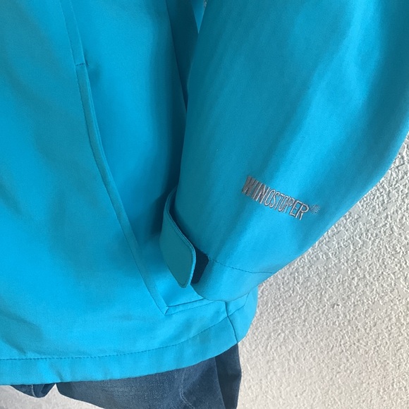 The north face windstopper summit series aqua hooded jacket size XL - Picture 3 of 11